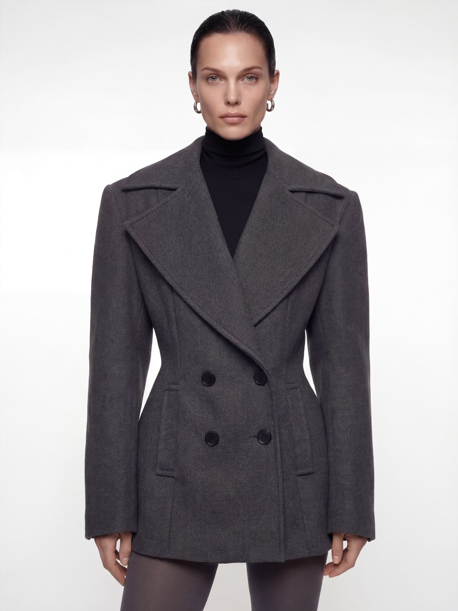 Marcy coat, grey