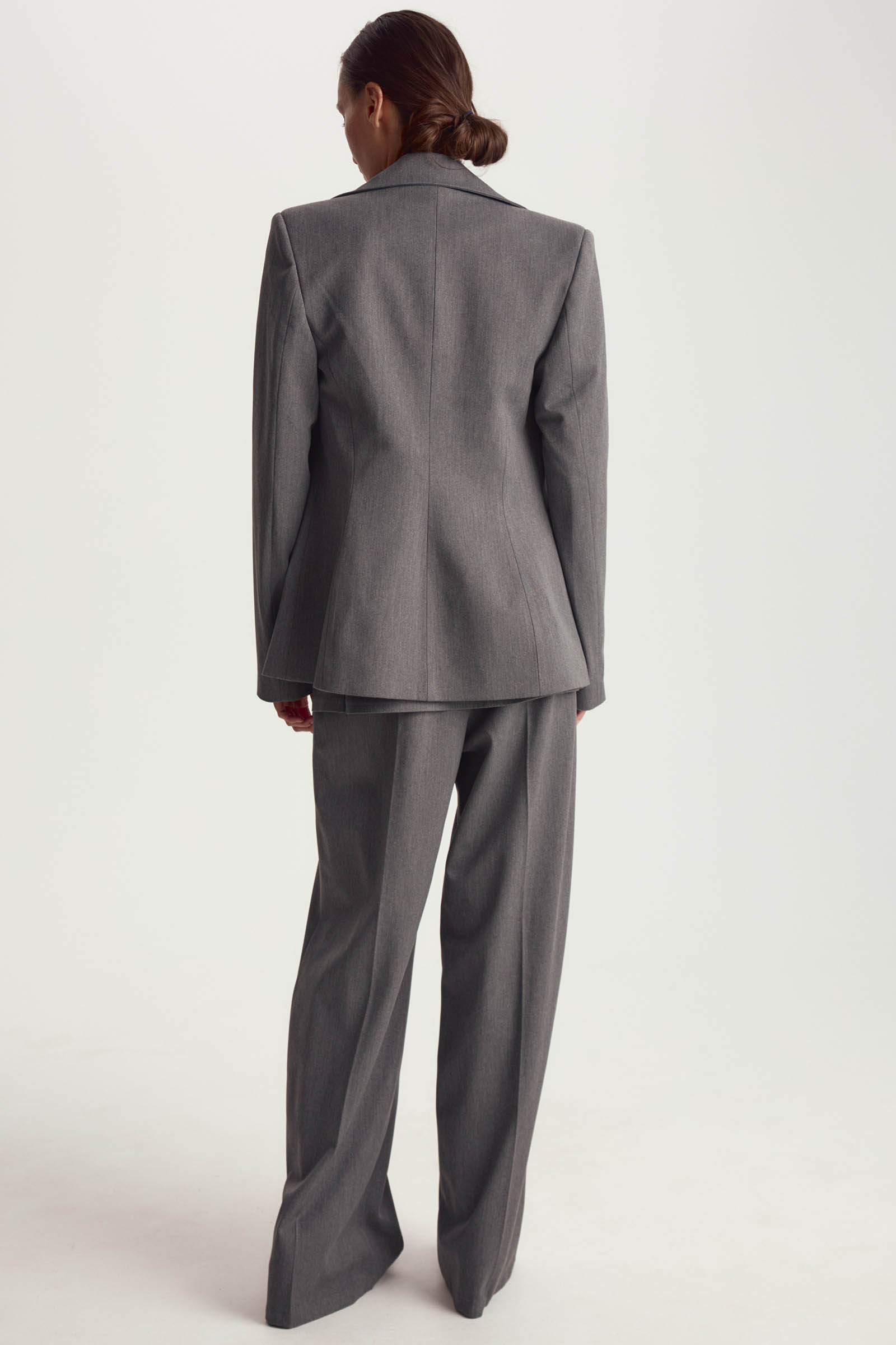 Пиджак приталенный Persona, серый — кадр 5
